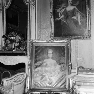 Print of Grace Kelly at the Princes Palace of Monaco