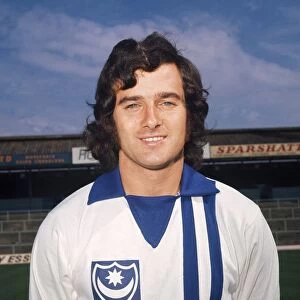 Portsmouth player Norman Piper poses on the pitch at Fratton Park. August 1973