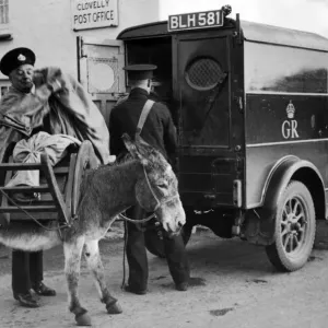 Clovelly Post Office Print, Devon 1935 Clovelly Post Office Print, Devon 1935