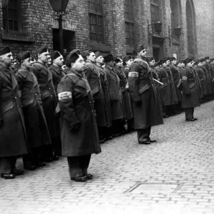 Post Office members of the Home Guard on Sunday morning parade at the Orchard Street Post Office members of the Home Guard on Sunday morning parade at the Orchard Street