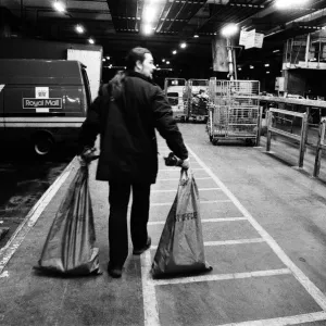 Coventry Sorting Office Christmas Mail, 16th December 1991 Print Coventry Sorting Office Christmas Mail, 16th December 1991 Print