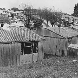 Postwar pre-fabs in Cadewell, Torquay in the 1960s