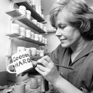 Harold Wilson Commemoration Mug Print 16th March 1976