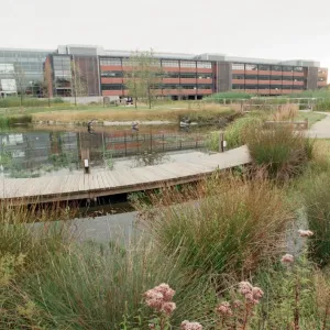 The Powergen headquarters which has just won another design award. 25th September 1996 The Powergen headquarters which has just won another design award. 25th September 1996