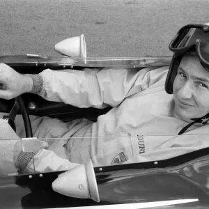 Practice session for the 1963 British Grand Prix Formula One race at Silverstone Practice session for the 1963 British Grand Prix Formula One race at Silverstone