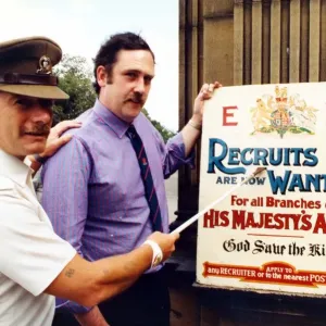 Pre-War Army Recruitment Sign Print to Go on Show Pre-War Army Recruitment Sign Print to Go on Show