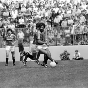 Match amical avant-saison. Glentoran v Manchester United. Août 1982 MF