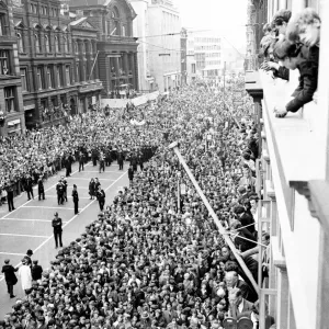The Beatles at Liverpool Premier, 10th July 1964 Print The Beatles at Liverpool Premier, 10th July 1964 Print