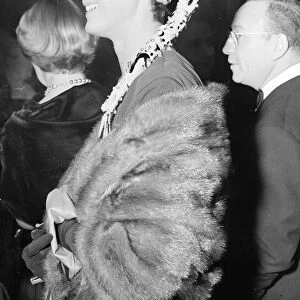 Premiere of the film The Barefoot Contessa November 1954 The wife of Guy