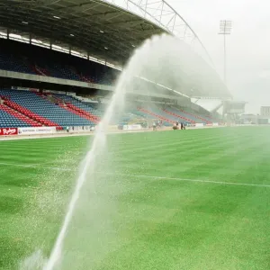 Preparations ahead of Inaugural match at the new Huddersfield Town Preparations ahead of Inaugural match at the new Huddersfield Town