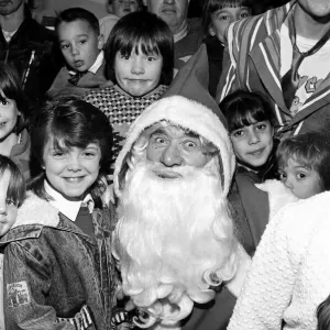 Santa's Visit to Queensgate Market Hall Print