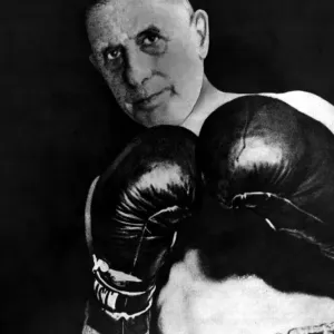 President Charles De Gaulle - December 1965 Seen here as a boxer - the picture was President Charles De Gaulle - December 1965 Seen here as a boxer - the picture was