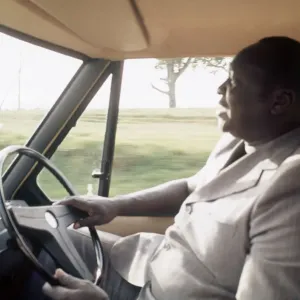 President of Uganda, General Idi Amin, pictured at the wheel of his Range Rover President of Uganda, General Idi Amin, pictured at the wheel of his Range Rover