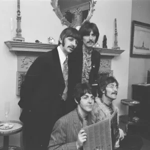 Press launch of Sgt. Peppers Lonely Hearts Club Band Press launch of Sgt. Peppers Lonely Hearts Club Band
