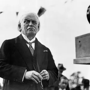 David Lloyd George Print, La Delivrance Unveiling 1927