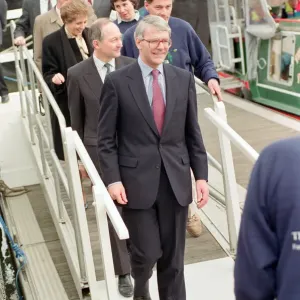 Prime Minister John Major in Bristol, during the general election campaign Prime Minister John Major in Bristol, during the general election campaign