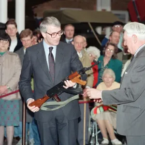 Print of Prime Minister John Major with Field Marshal Lord Bramall Print of Prime Minister John Major with Field Marshal Lord Bramall