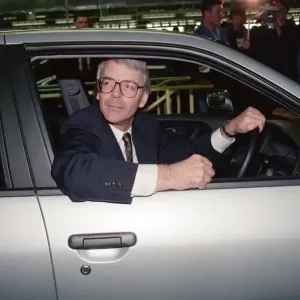 Prime Minister John Major at Nissan Factory Print Prime Minister John Major at Nissan Factory Print