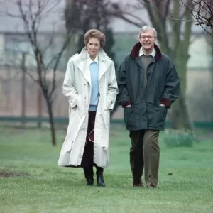 Prime Minister John Major and his wife Norma. 15th March 1992 Prime Minister John Major and his wife Norma. 15th March 1992