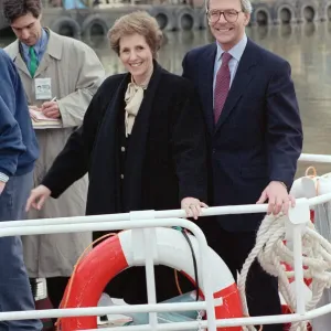 Prime Minister John Major with his wife Norma in Bristol Prime Minister John Major with his wife Norma in Bristol