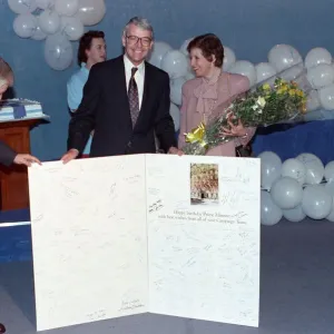 Prime Minister John Major with his wife Norma in Bristol Prime Minister John Major with his wife Norma in Bristol