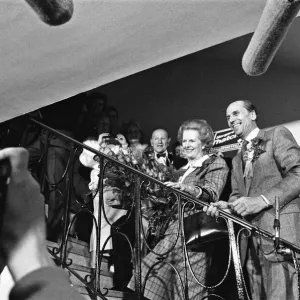 Prime Minister Margaret Thatcher, her husband, Denis Thatcher Prime Minister Margaret Thatcher, her husband, Denis Thatcher