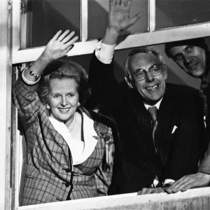 Prime Minister Margaret Thatcher, her husband, Denis Thatcher Prime Minister Margaret Thatcher, her husband, Denis Thatcher