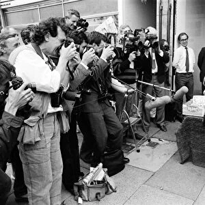 Prime Minister Margaret Thatcher campaigning in Ealing. 30th May 1987
