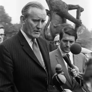 Prime Minister of Northern Ireland James Chichester-Clark holds a press conference Prime Minister of Northern Ireland James Chichester-Clark holds a press conference
