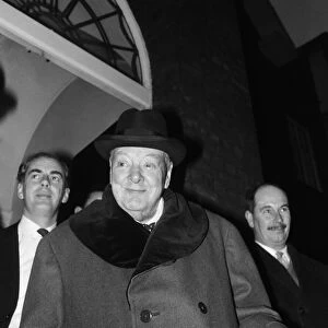 Former Prime minister Winston Churchill. 23rd December 1960