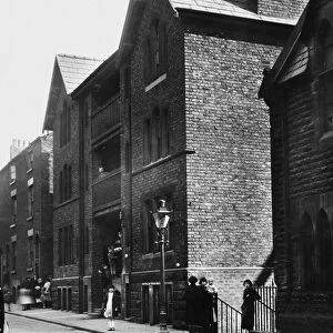 Prince Albert Cottages, St James Street, Liverpool, Merseyside. 30th April 1935