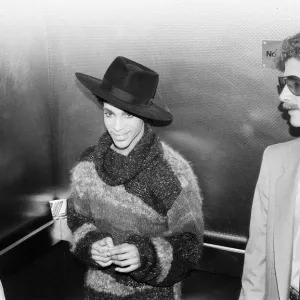 Prince Arrives at London Gatwick Airport Print, 10th August 1986