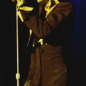Prince American Singer now known as Symbol singing at the National Exhibition Centre in