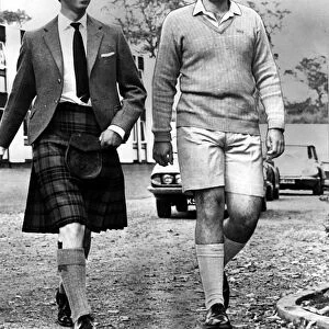 Prince Charles 1970 Gordonstoun school visit to read lesson at memorial service for