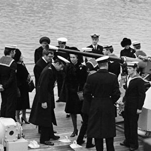 Prince Charles Birthday Party on HMS Bronington. On Prince Charles