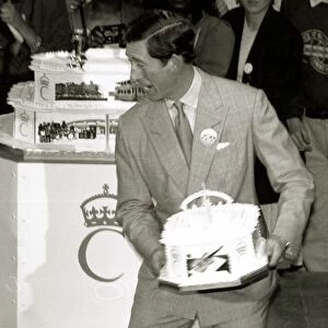 Prince Charles celebrates his 40th birthday Big 40 Holding enormous birthday