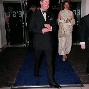 Prince Charles December 1998 Arriving at the Odeon Leicester Square in