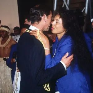 Prince Charles at Edinburgh Arts Festival Scotland dancing with Mereana Tarula from Prince Charles at Edinburgh Arts Festival Scotland dancing with Mereana Tarula from