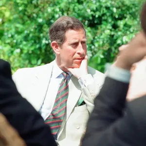 Prince Charles, is interviewed by members of the welsh press Prince Charles, is interviewed by members of the welsh press