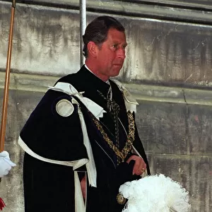 Prince Charles Knights of the Thistle ceremony 14 July 1997 St Giles Edinburgh