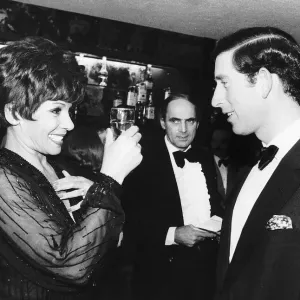 Prince Charles Meets Shirley Bassey at Wembley 1979 Print