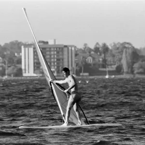 Prince Charles Windsurfing Print (1979)