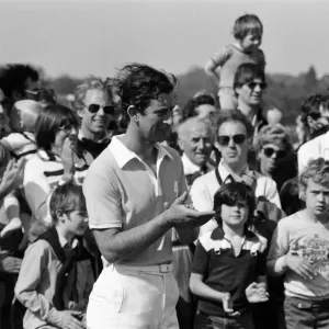 Prince Charles playing polo. May 1980 Prince Charles playing polo. May 1980