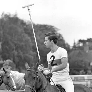 Prince Charles. Polo at Windsor. June 1977 R77-3433