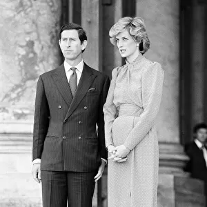 Prince Charles, Prince of Wales and Diana, Princes of Wales visit Sicily. May 1985