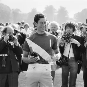 Prince Charles, the Prince of Wales pictured after taking part in a polo match for his Prince Charles, the Prince of Wales pictured after taking part in a polo match for his