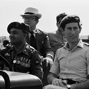 Prince Charles, the Prince of Wales, pictured during his visit to India. November 1980