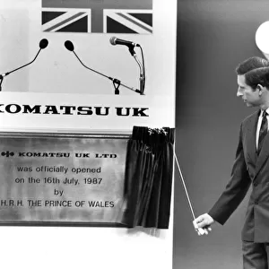 Prince Charles, The Prince of Wales during his visit to the North East 16 July 1987 - The