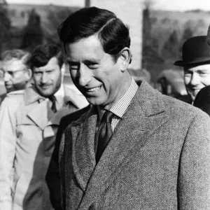 Prince Charles, The Prince of Wales during his visit to the North East 19 February 1988