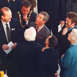 Prince Charles, The Prince of Wales during his visit to the North East 23 October 1998